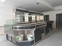 Balcões / Mobiliário de café em inox refrigeradores a