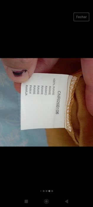 Vestido com alças