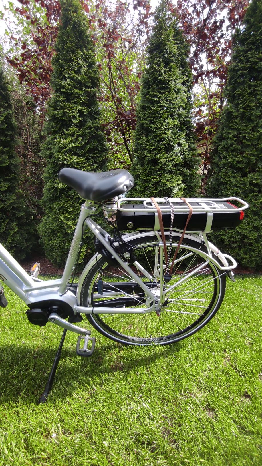 Mocny Rower elektryczny Batavus Stream z silnikiem centralnym Yamaha