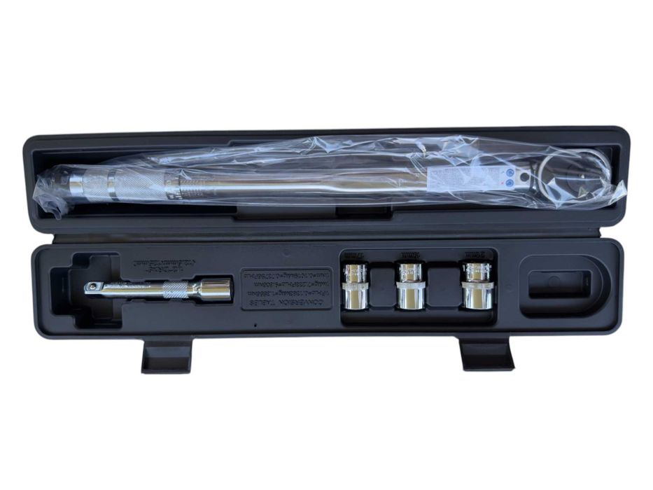 Klucz dynamometryczny - nasadki,przedłużka 1/2" 28-210Nm