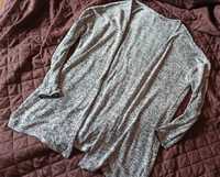 Długi sweter kardigan H&M 40 L 42 XL melanż