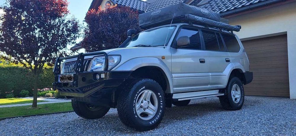 Toyota Land Cruiser, przeprawowa, namiot, lodówka, offroad