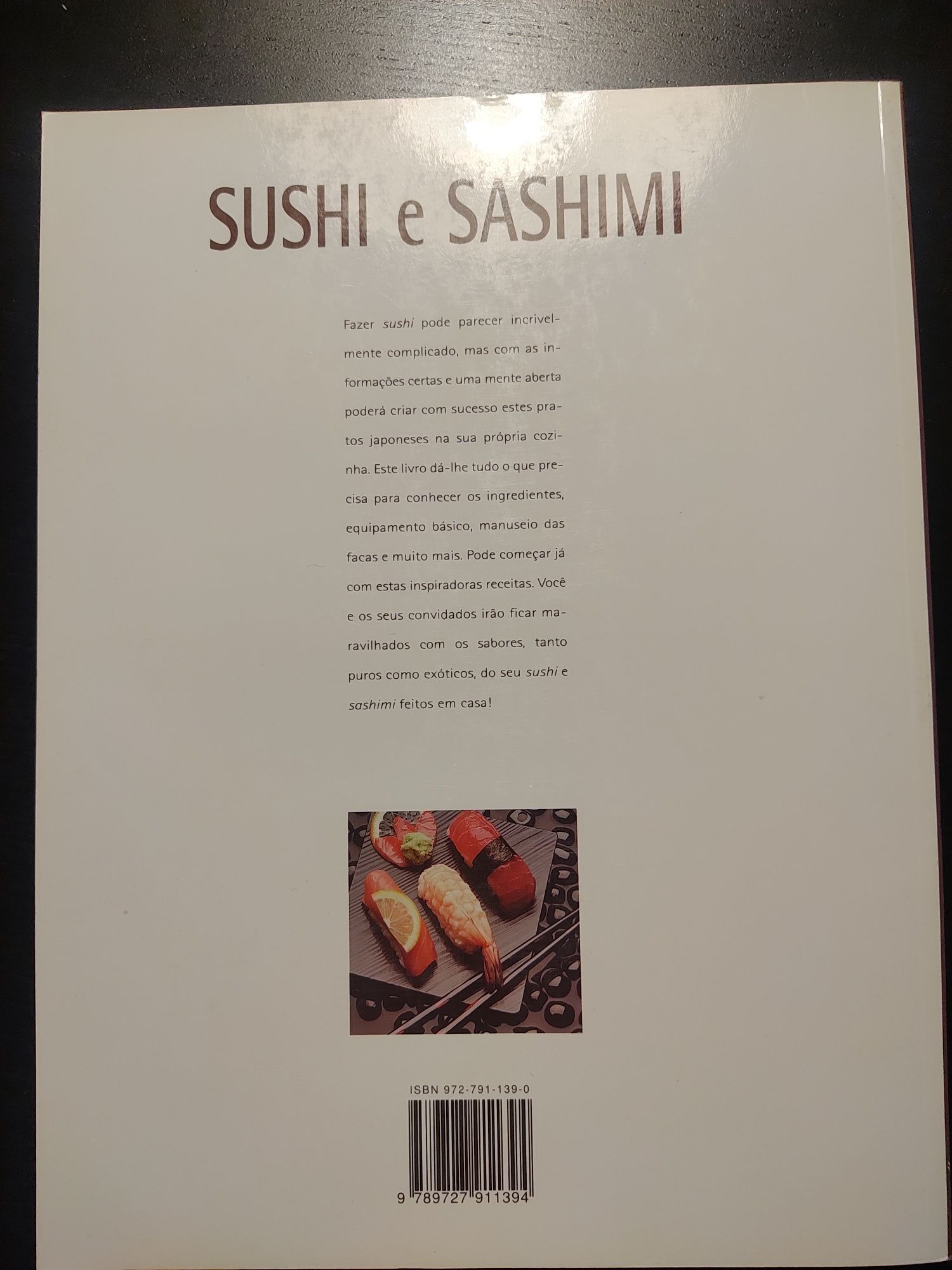 Livro Sushi e Sashimi - cozinha criativa