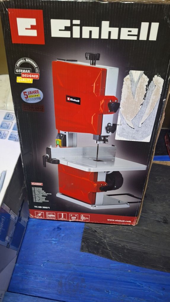 Powystawowa piła taśmowa nową Einhell TC SB 200