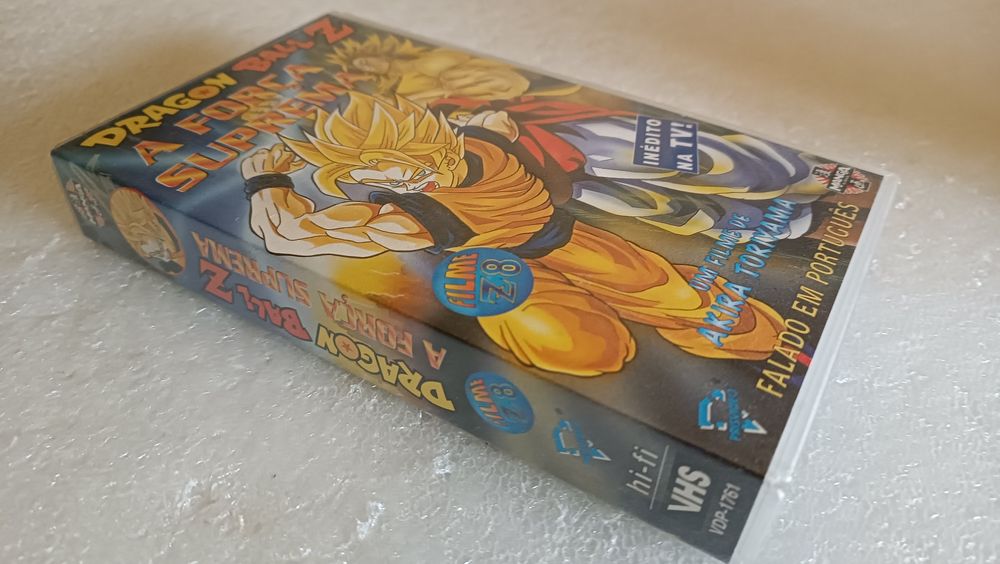 Antiga Cassete VHS oficial do DragonBall Z