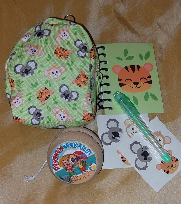 Brelok na klucze mini plecak, saszetka