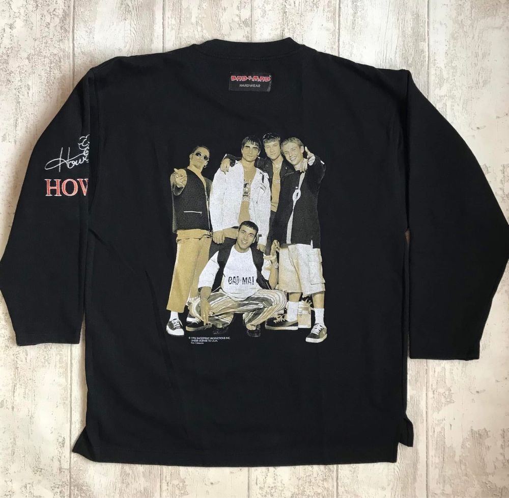 Bluza Backstreet Boys 1996r. Vintage Bad+Mad L Mega Unikat Nowa !