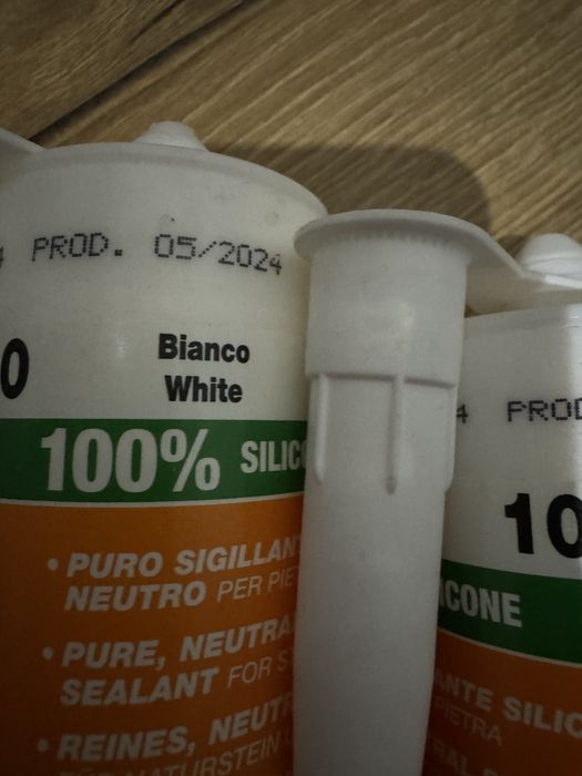 Mapei silikon bialy 100