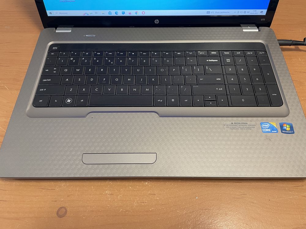 Laptop 17” HP G72-110sw, i3, 4GB RAM, 120GB SSD