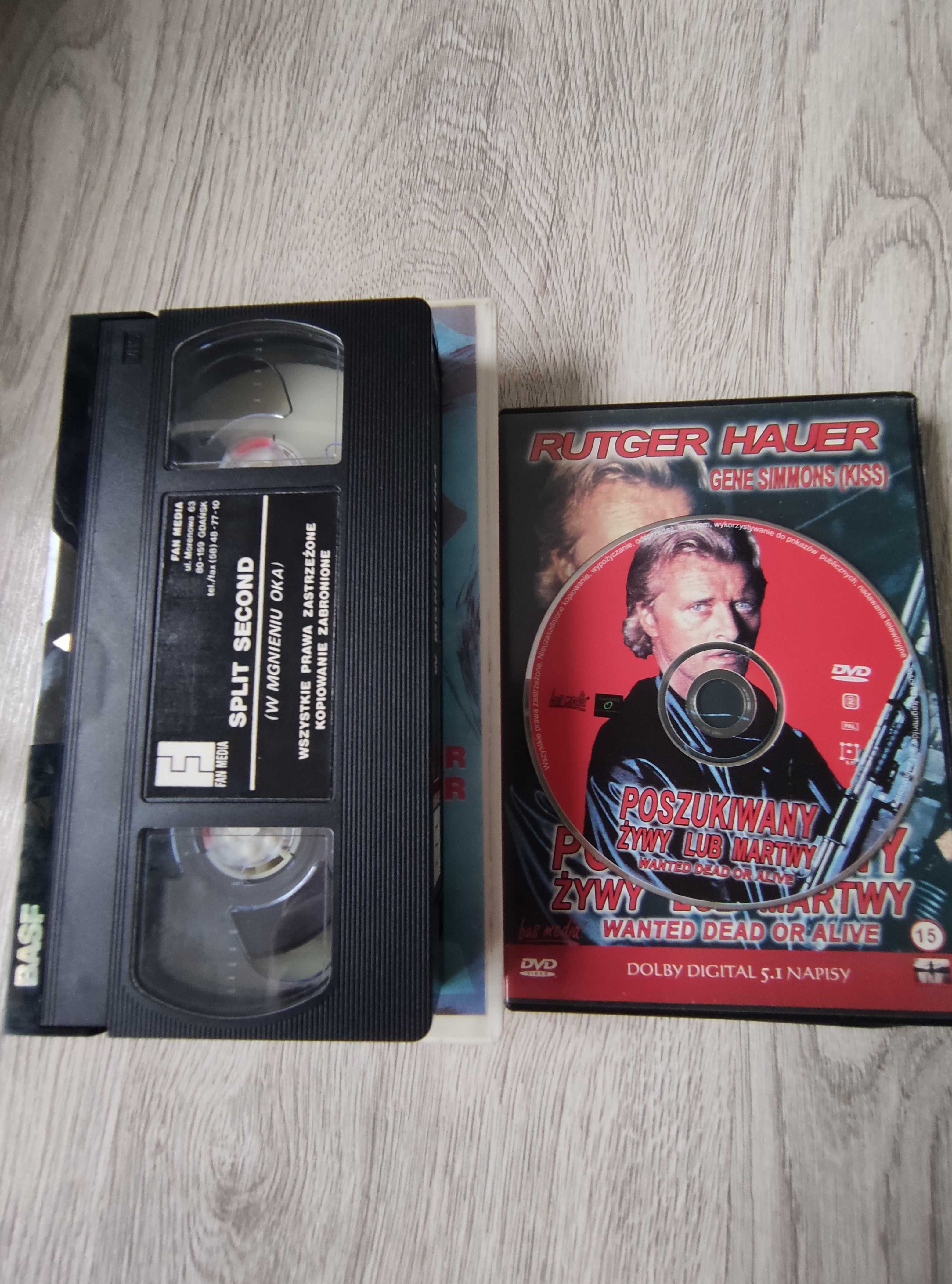 Rutger Hauer -Split Second i Poszukiwany VHS i DVD