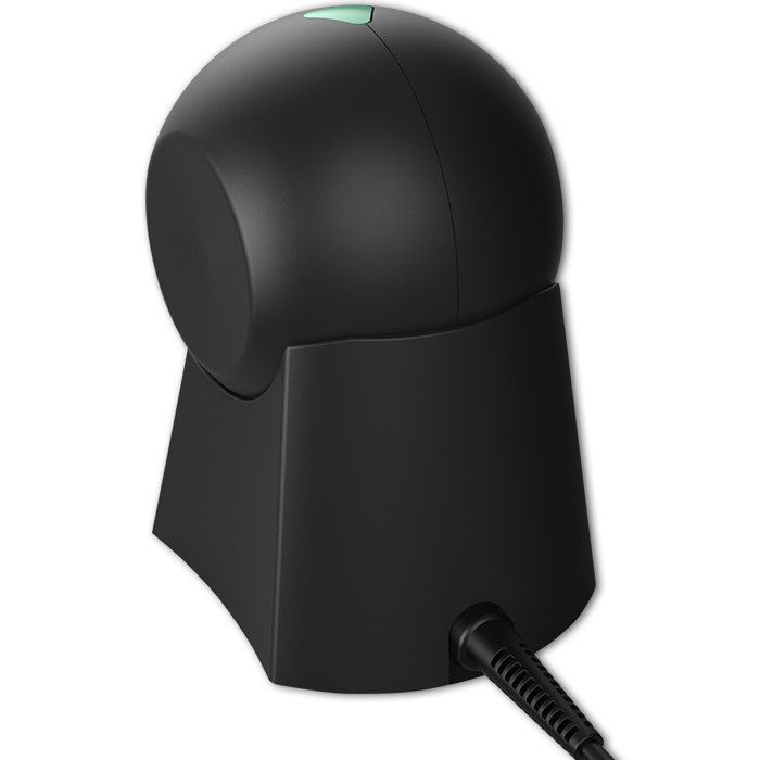 Stacjonarny czytnik kodów kreskowych 1D/2D przewodowy USB Qoltec 50857