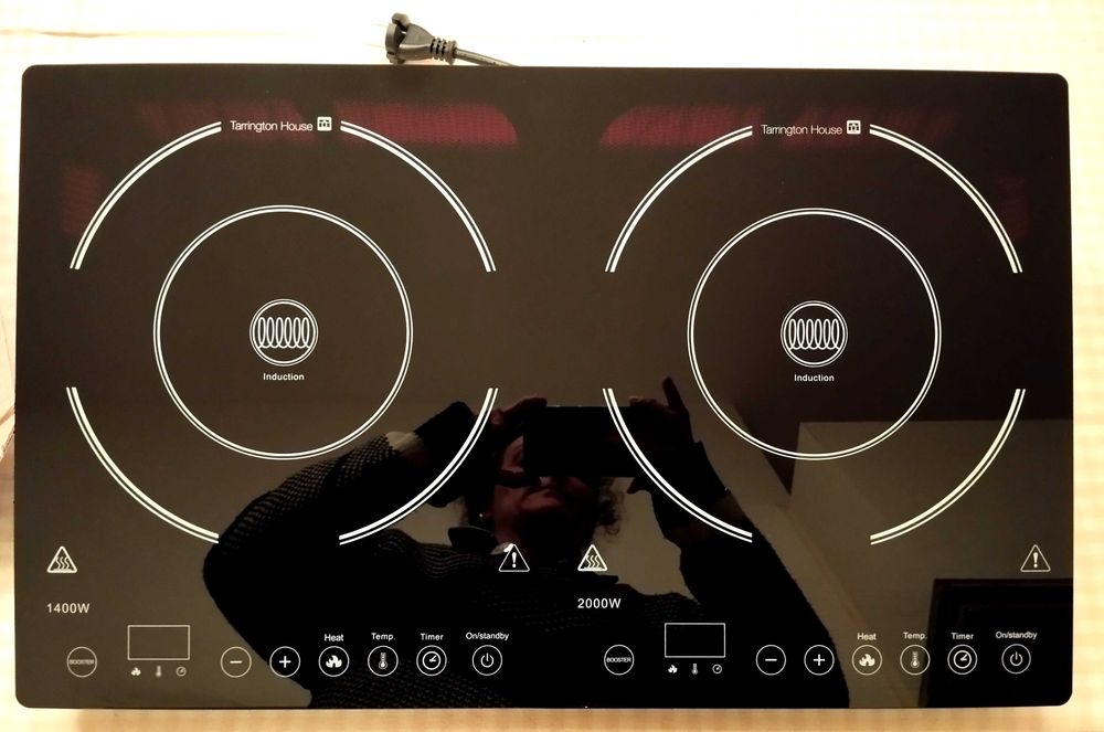 Placa de inducção, 2 bicos - Tarrington House