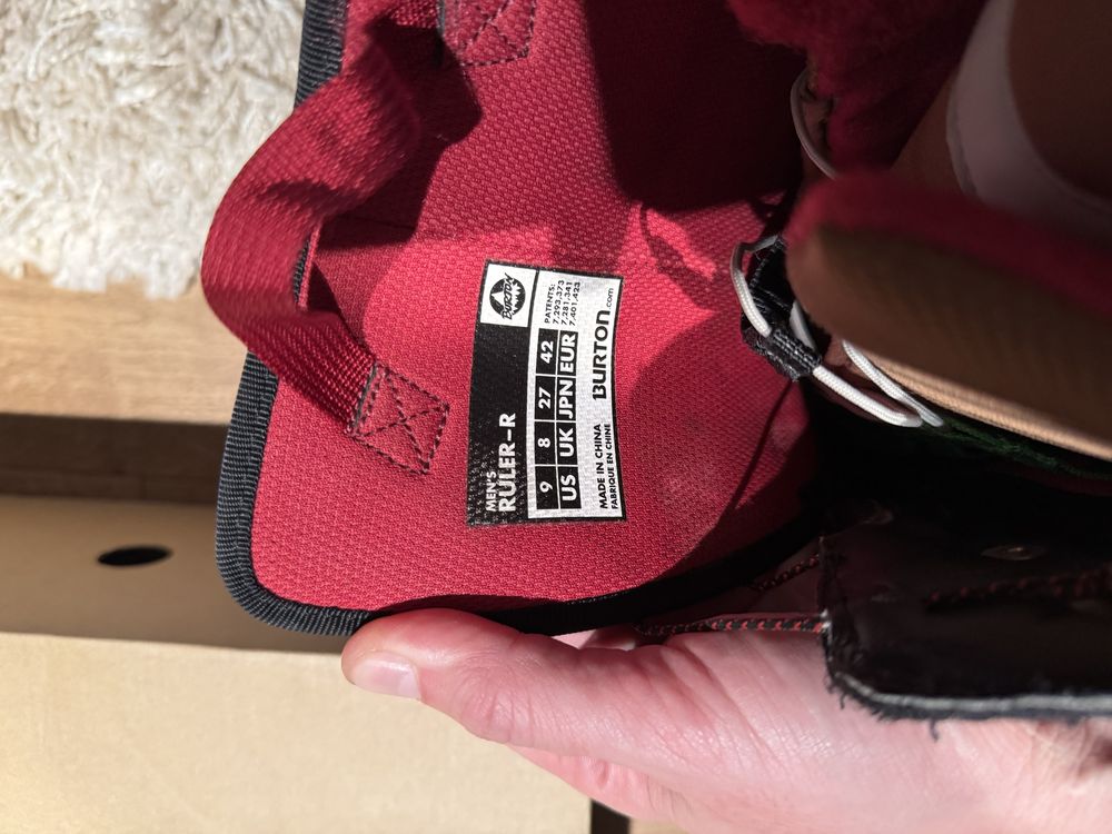 Buty snowboardowe Burton Ruler - R roz 42 dlugość wkładki 27