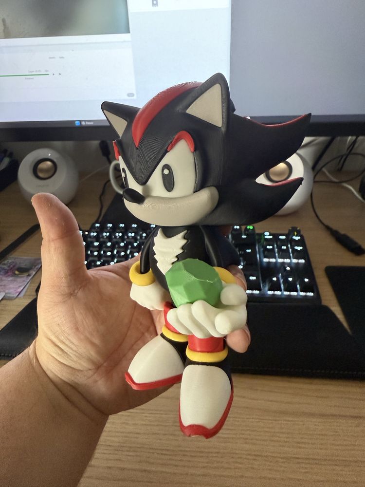 Sonic - Shadow figure 3d printed