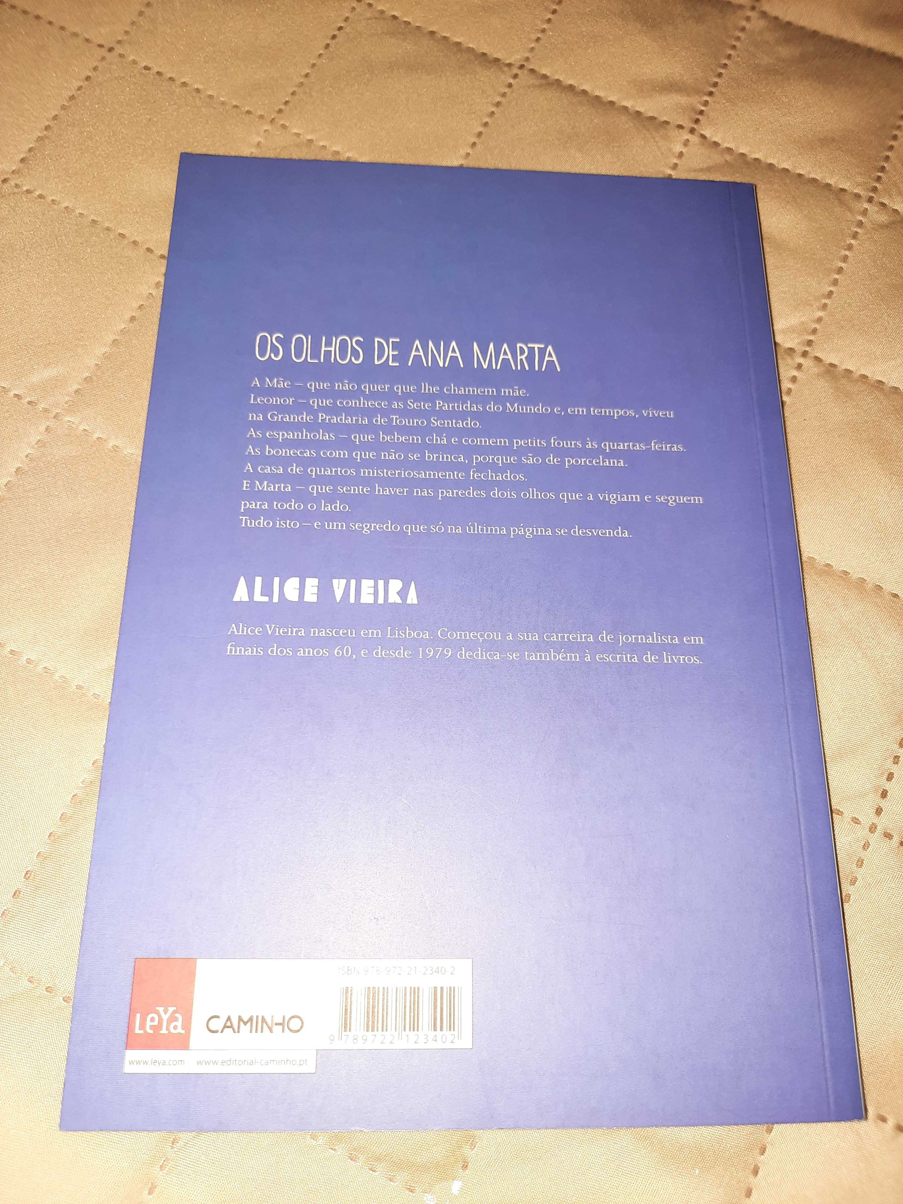Livro " Os olhos de Ana Marta " Novo, portes incluídos