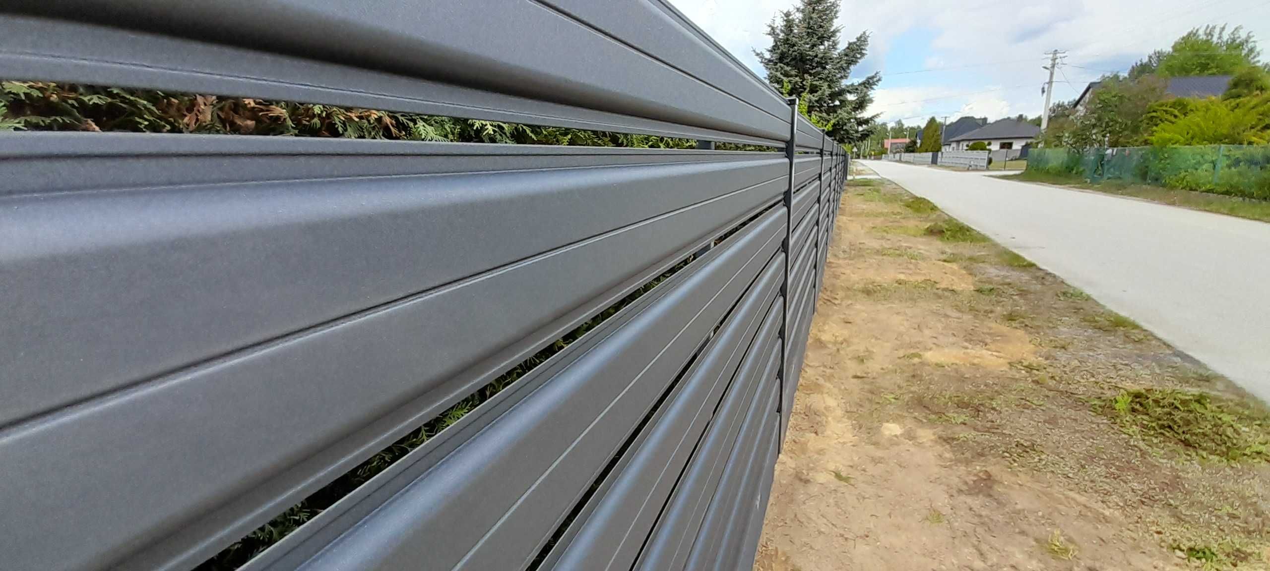 OGRODZENIE sztacheta metalowa panelowe palisada palisadowe