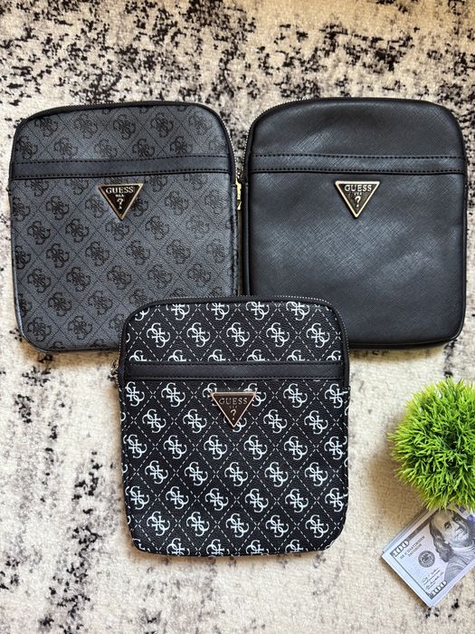 ‼️Сумка чоловіча через плече Guess Vezzola Cross Body, Сумка гуес