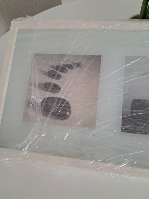 Quadro caixilho branco