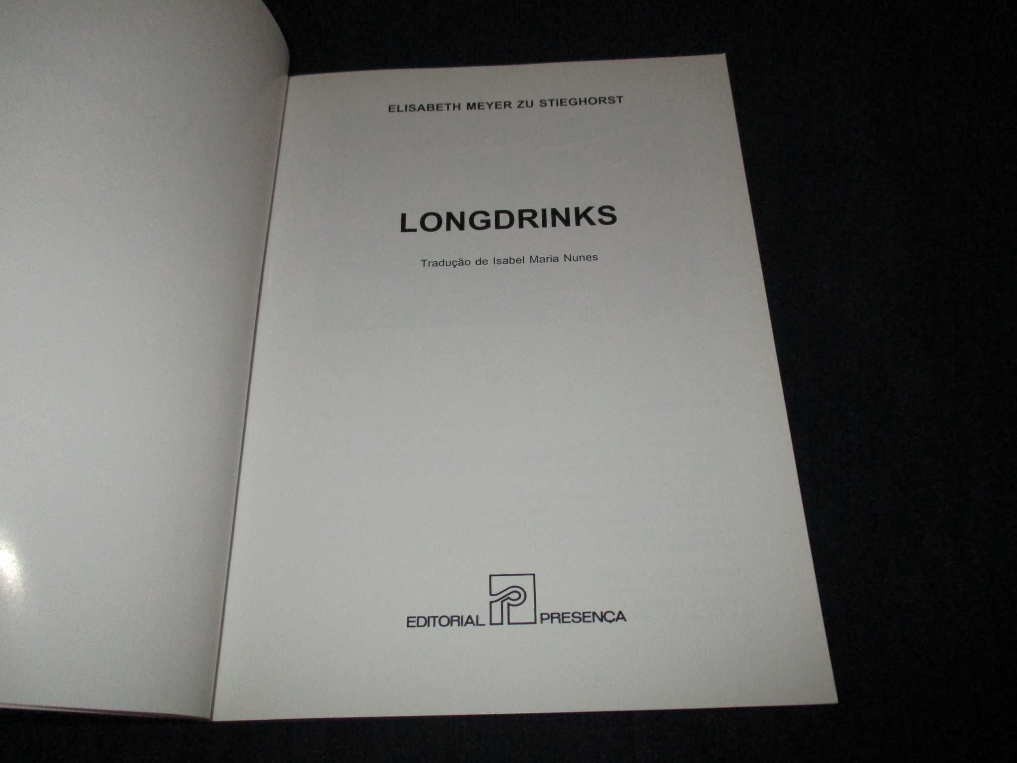 Livro Longdrinks Colecção Habitat Presença