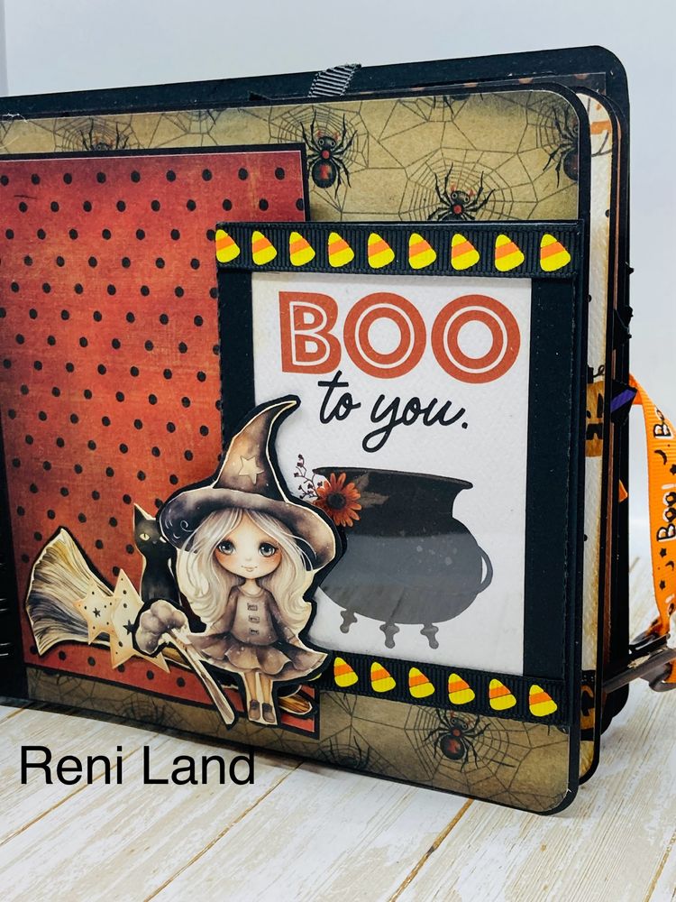 Album hallowen scrapbooking
