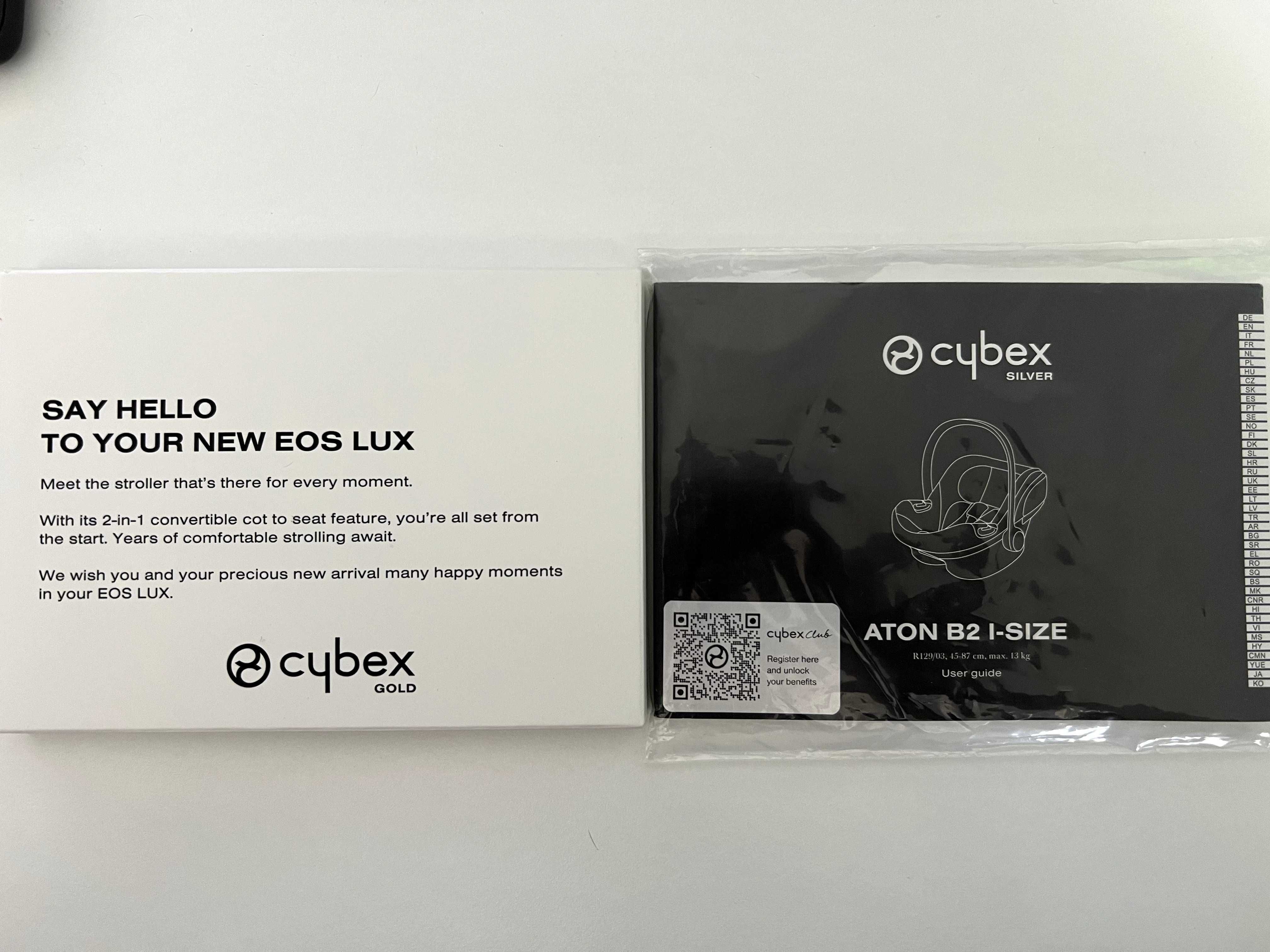 Carrinho de bebé Cybex 3 em 1 – EOS LUX + ATON B2