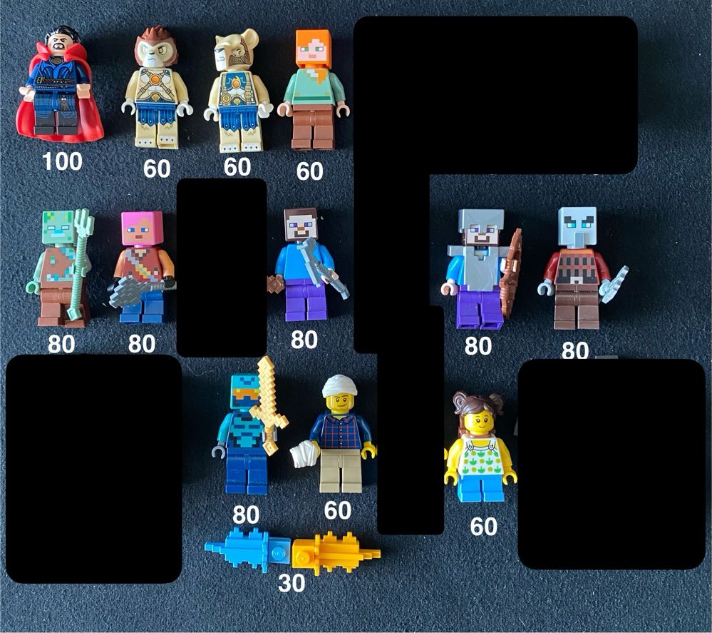 LEGO мініфігурки, оригінал, Marvel,Ninjago,DC,Minecraft