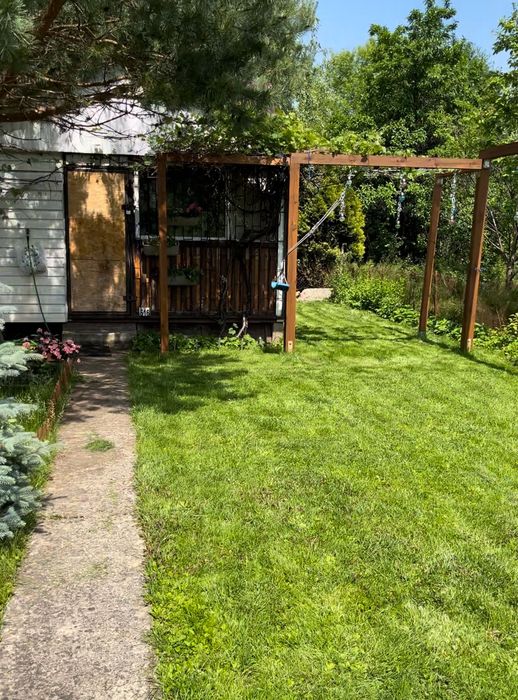 ROD Targówek Malborska domek, kostka brukowa