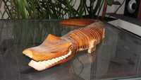 Krokodyl z drewna z Egiptu