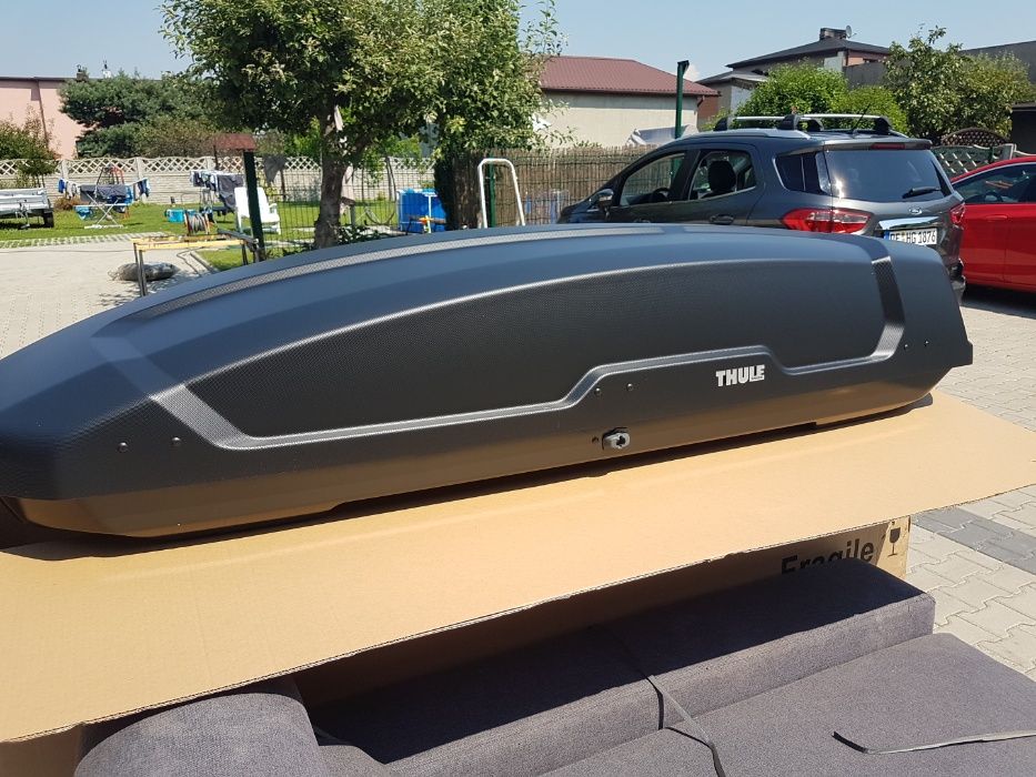 bagażnik box dachowy Thule Force XT XL box dachowy czarny aeroskin