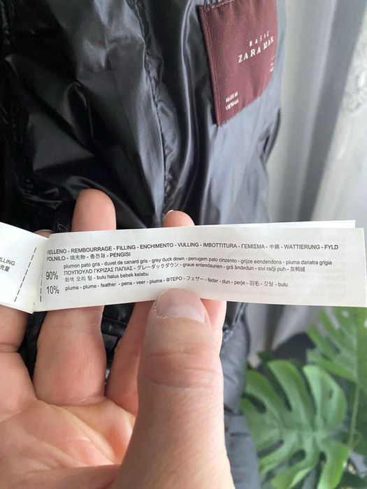 Zara Man чоловіча пуховакуртка, подовжена зимова куртка L розмір