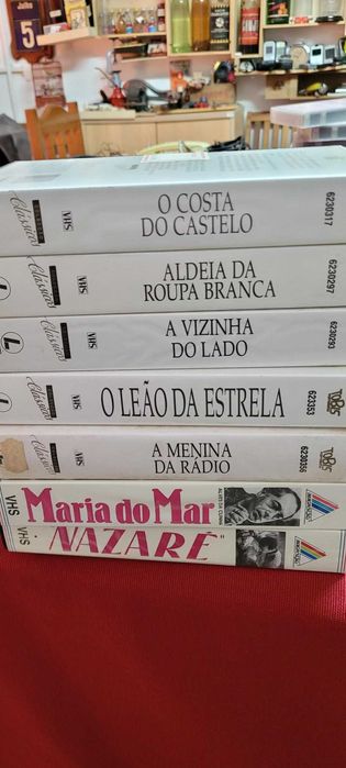 7 filmes cinema português (em VHS)