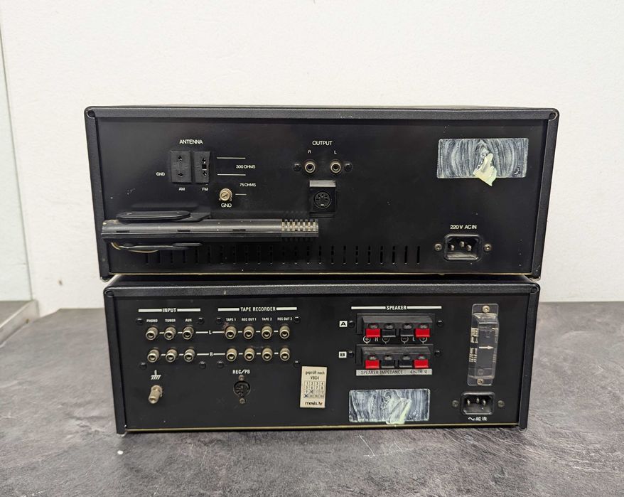 Стерео підсилювач WEGA Modul 41V та тюнер WEGA Modul 41T (SONY).