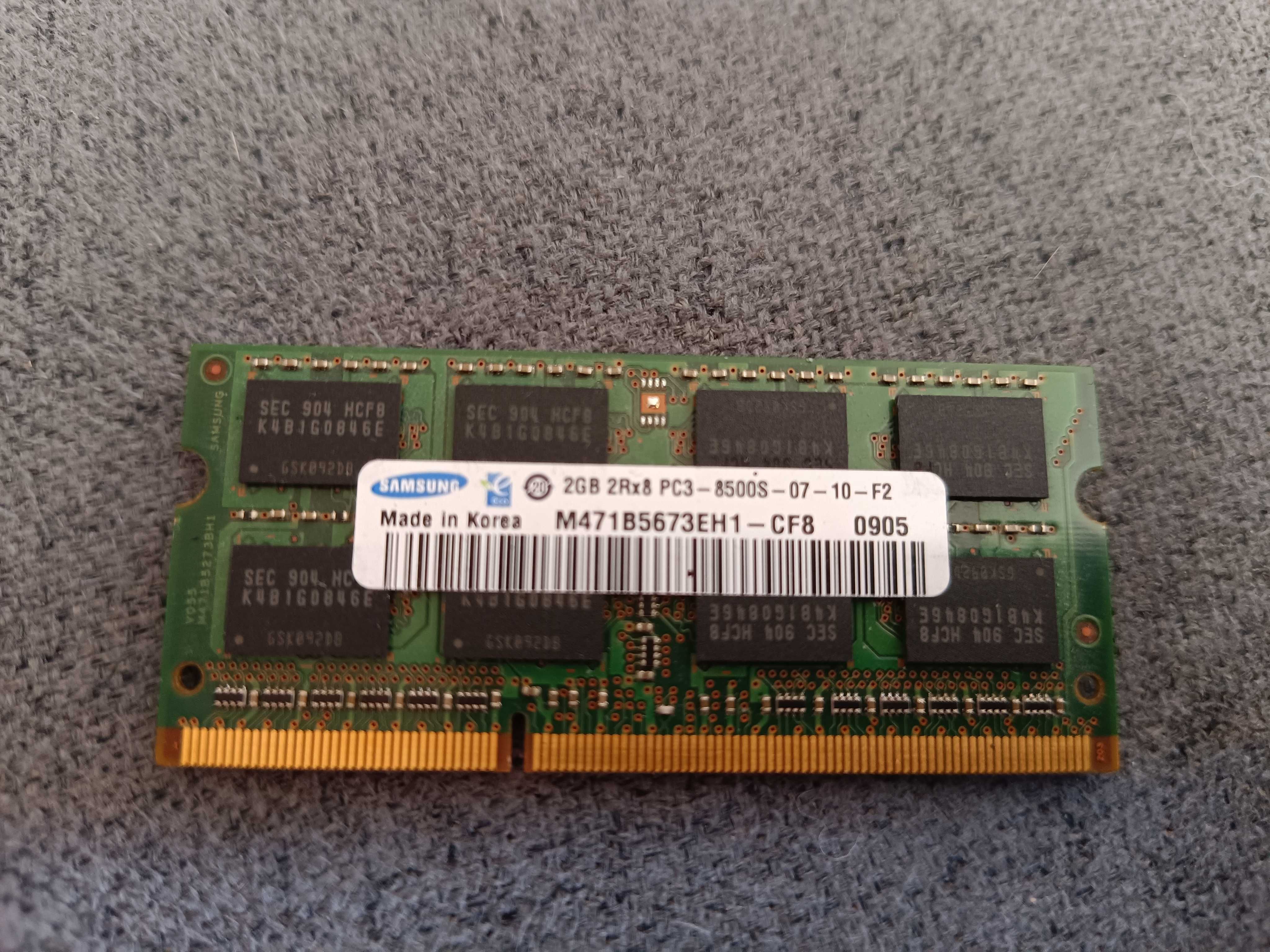 Ram 2x2GB do laptopów. Samsung i Hynix.