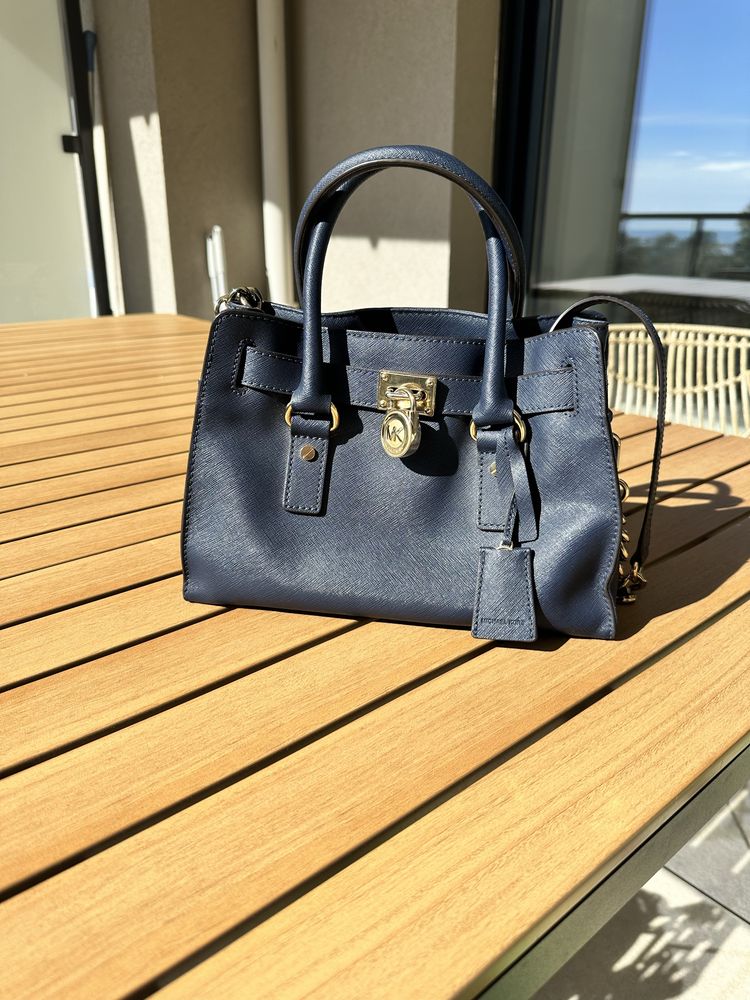Сумка Michael Kors Hamilton navy
