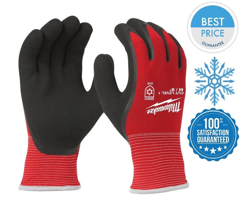 Зимові/утеплені робочі рукавиці Milwaukee р.8/9/10/11