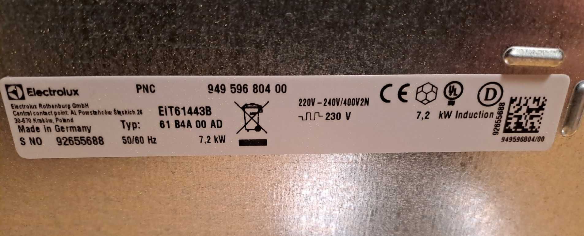 Moduł mocy zasilania płyty indukcyjnej Electrolux EIT61443B , AEG