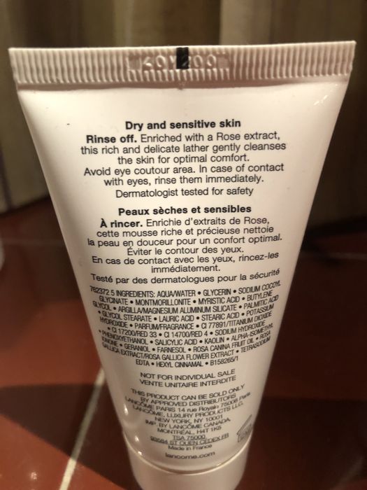 Zmywacz do twarzy i krem do rąk Lancome