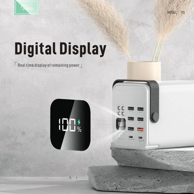 Повербанк 70000mAh Швидка Зарядка 22,5 Вт JOKO powerbank 70000