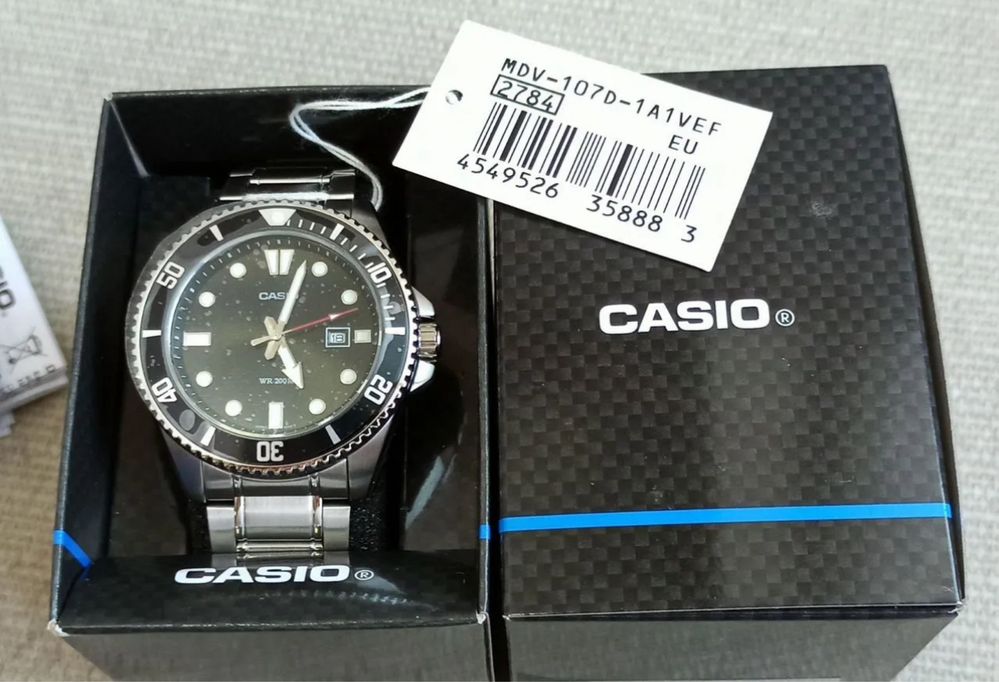 Часы наручные Casio MDV-107D-1A1 Diver