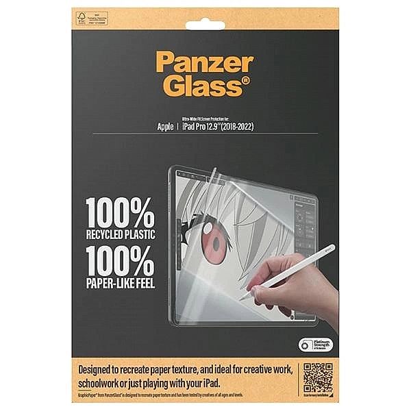 Folia PanzerGlass GraphicPaper antybakteryjna z filtrem odblasków na i