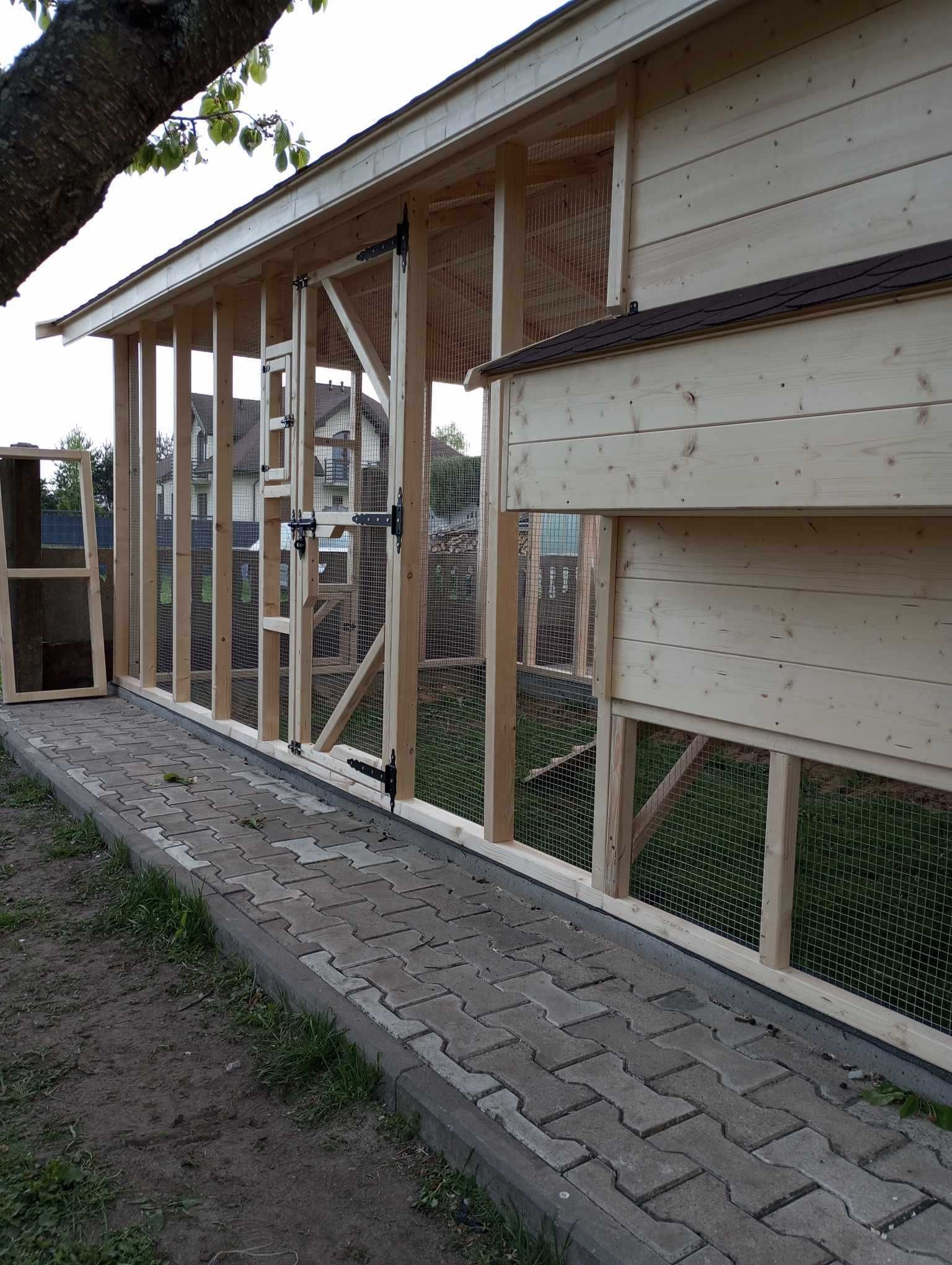 Kurnik z woliera 5x2