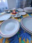 Porcelana Chodzież zestaw obiadowy