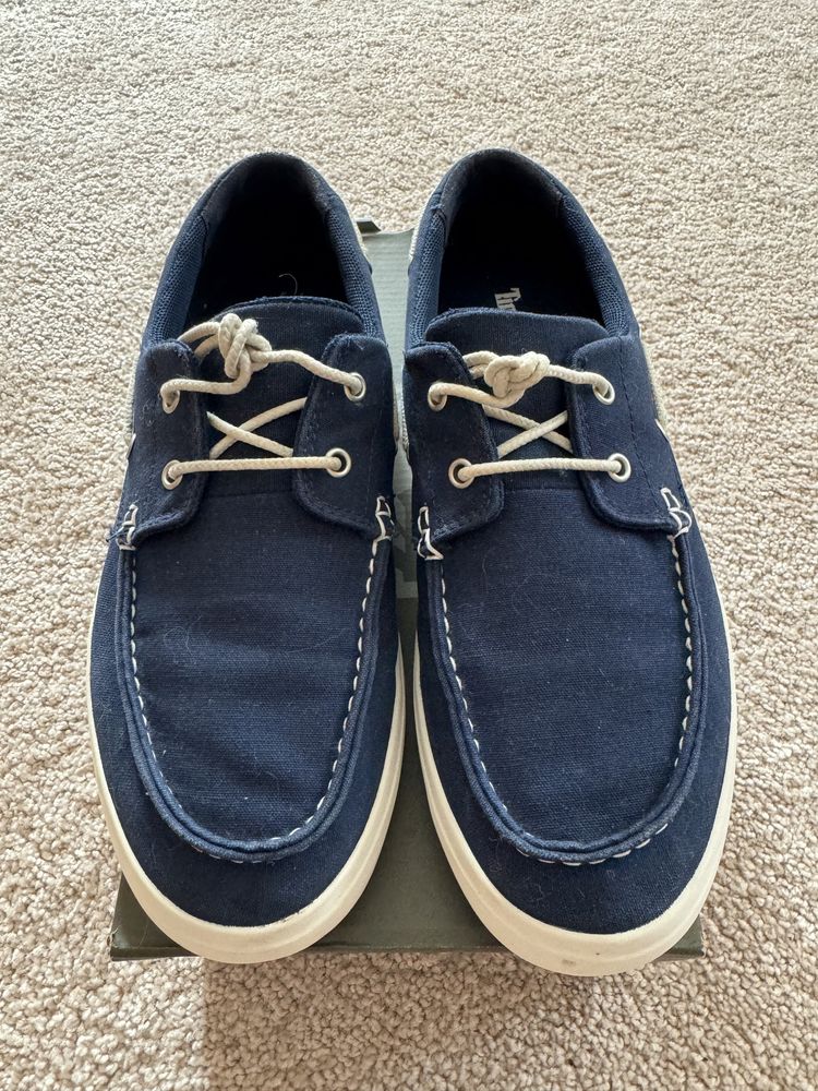Мокасіни Timberland union wharf boat navy canvas
