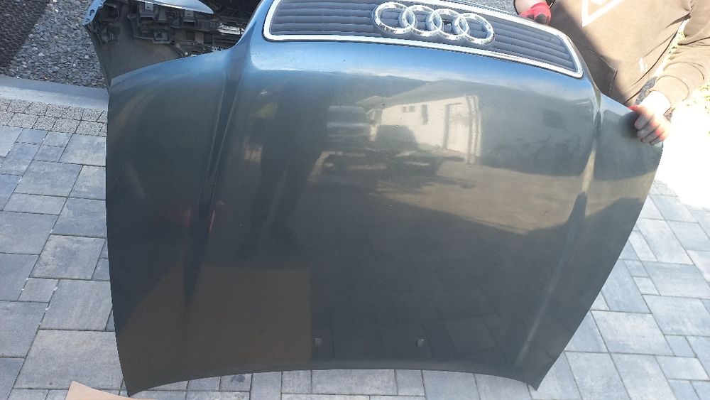 Audi a4 b5 95-99 maska pokrywa silnika szara lx7z