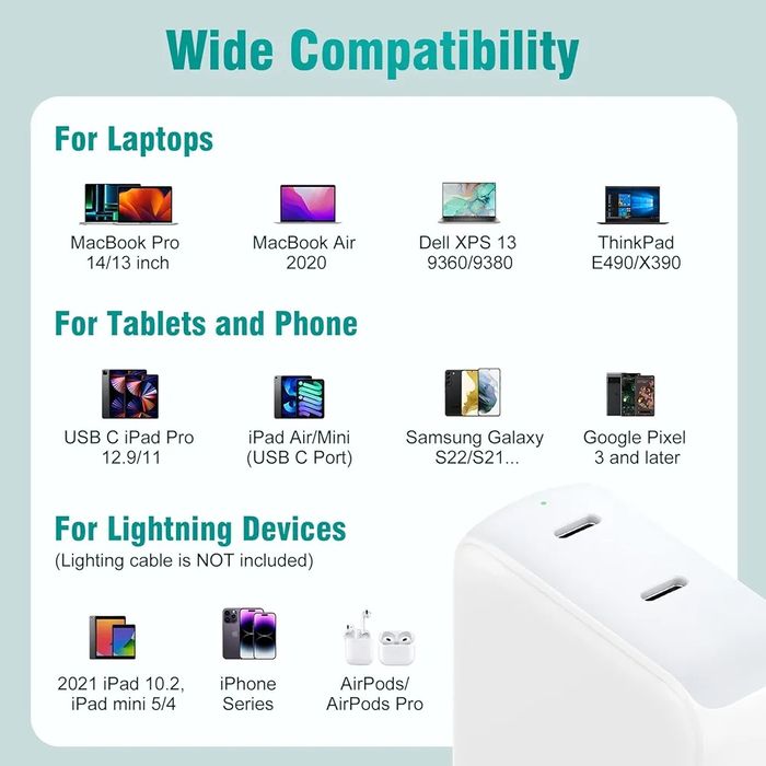 Ładowarka 67 W, USB C, kompatybilna z MacBook Air O674