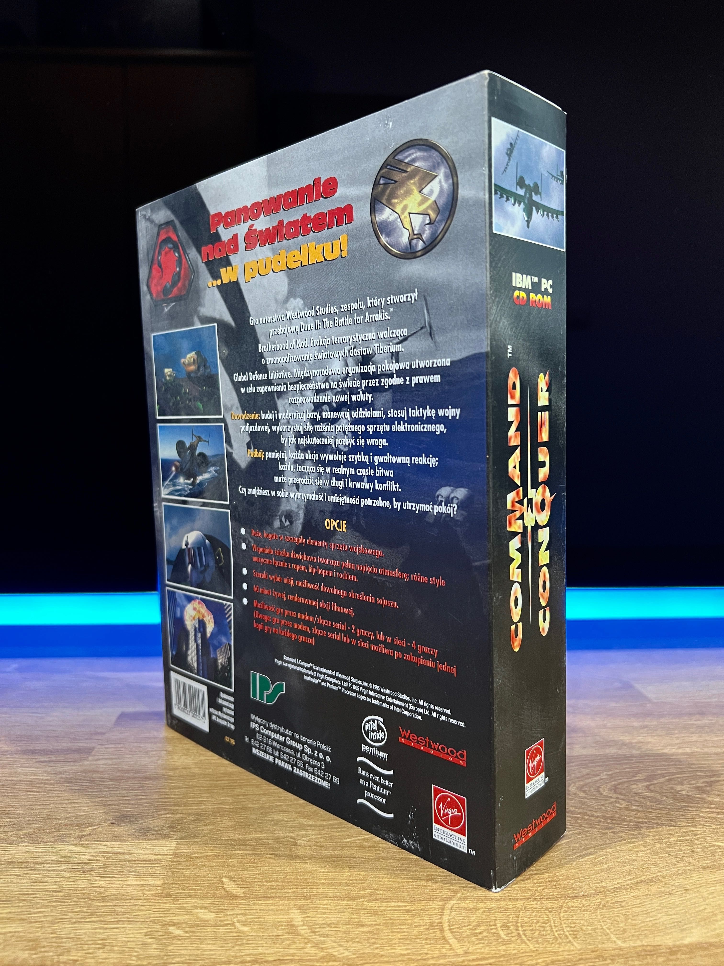 Command & Conquer 1 (PC PL 1995) BIG BOX polskie premierowe wydanie