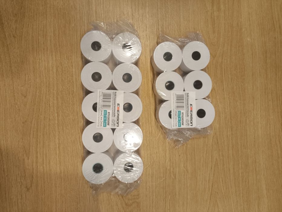 Rolki termiczne 28mm 16 sztuk 30m