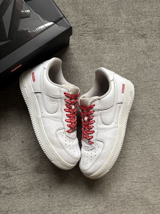 Nike Air Force 1 Low Supreme Used With Box Size 43