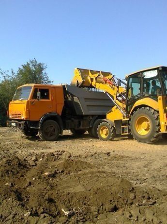 Екскаватор JCB 3CX/ самоскид Камаз 13т