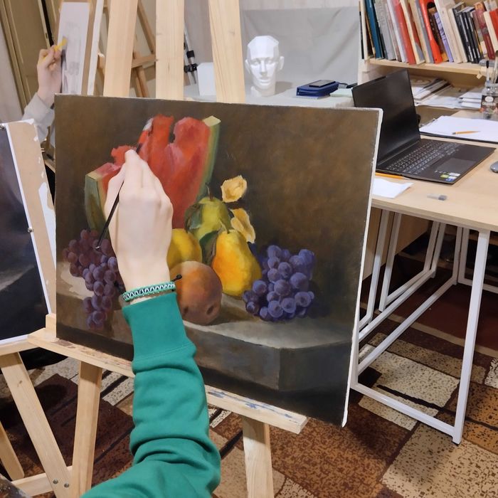 Художня студія. Академічний малюнок та живопис. Уроки малювання.